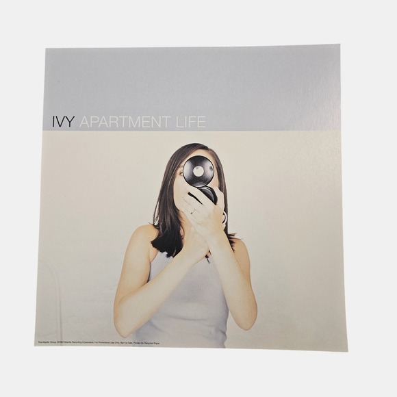 Ivy Apartment Life 1998 Promo Flat Poster 12x12 Double Sided Sony Music Pop Rock - Picture 1 of 4
